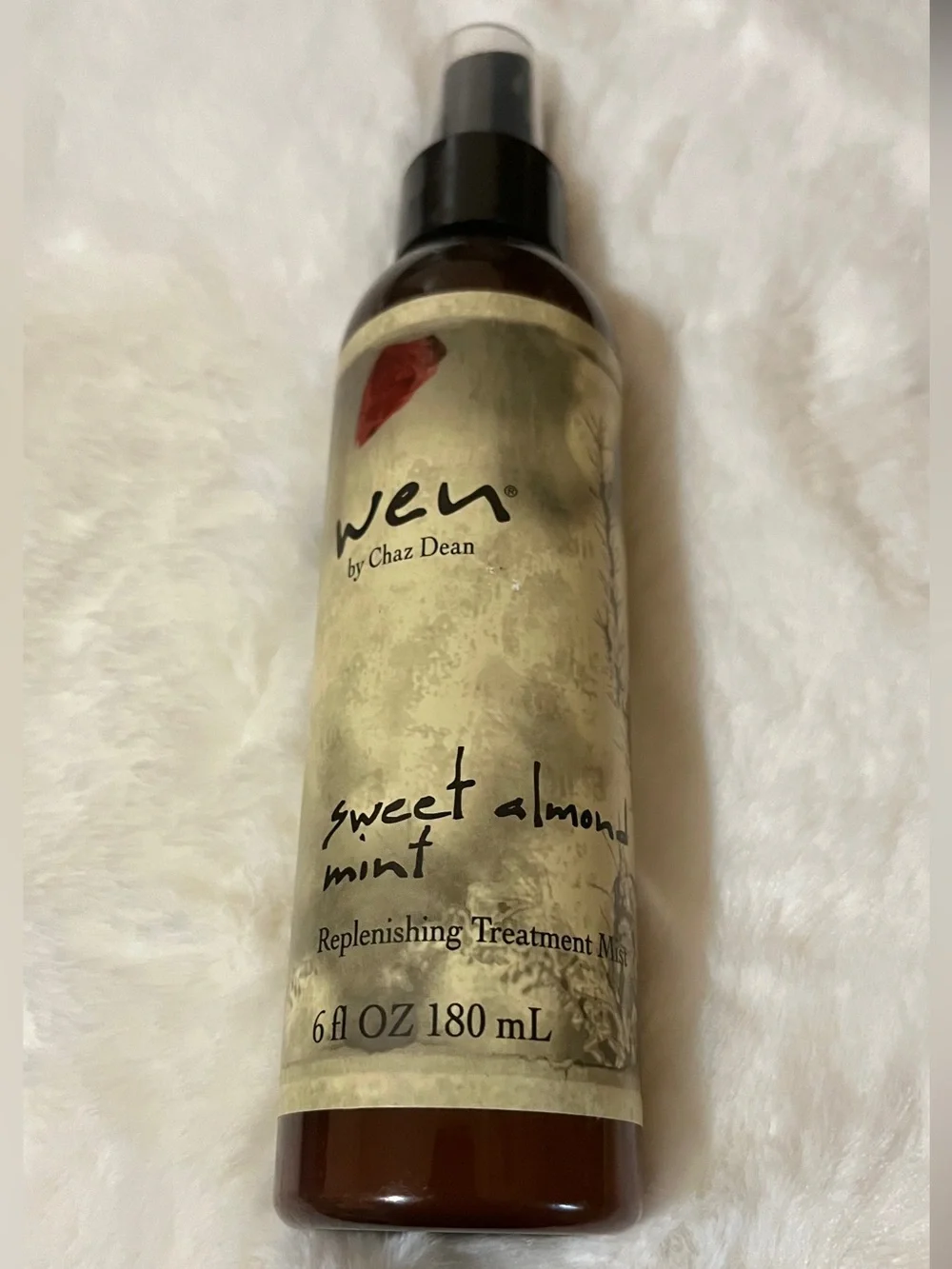 WEN BY CHAZ DEAN Sweet Almond Mint Hair Replenishing Mist New Full